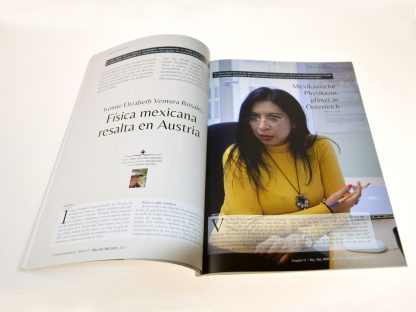 Cover CulturaLatina 15 / Ivonne Elizabeth Ventura Rosales: Mexikanische Physikerin glänzt in Österreich.